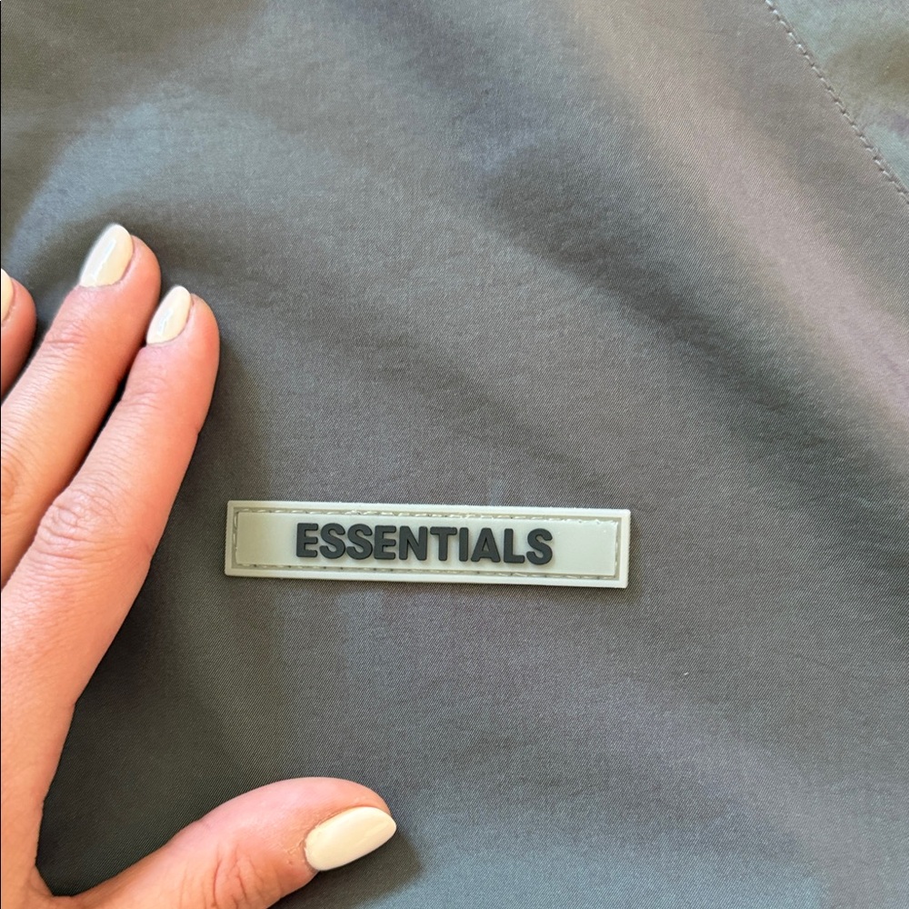 Essentials Gray Windbreaker Jacket - image 4